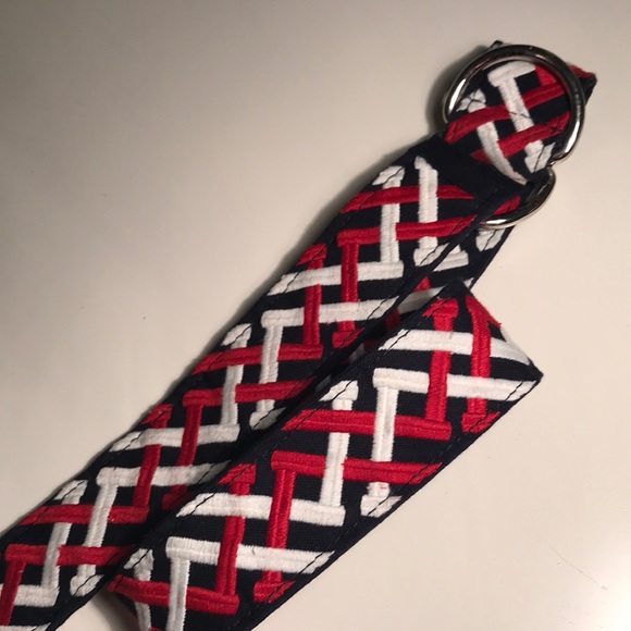 Talbots Geometric Print belt - Picture 2 of 3